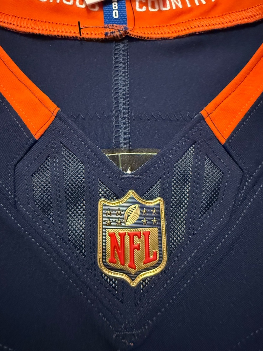 Authentic Pat Surtain Denver Broncos Navy Nike Vapor Fuse Elite Jersey Size 44 - Picture 2 of 14